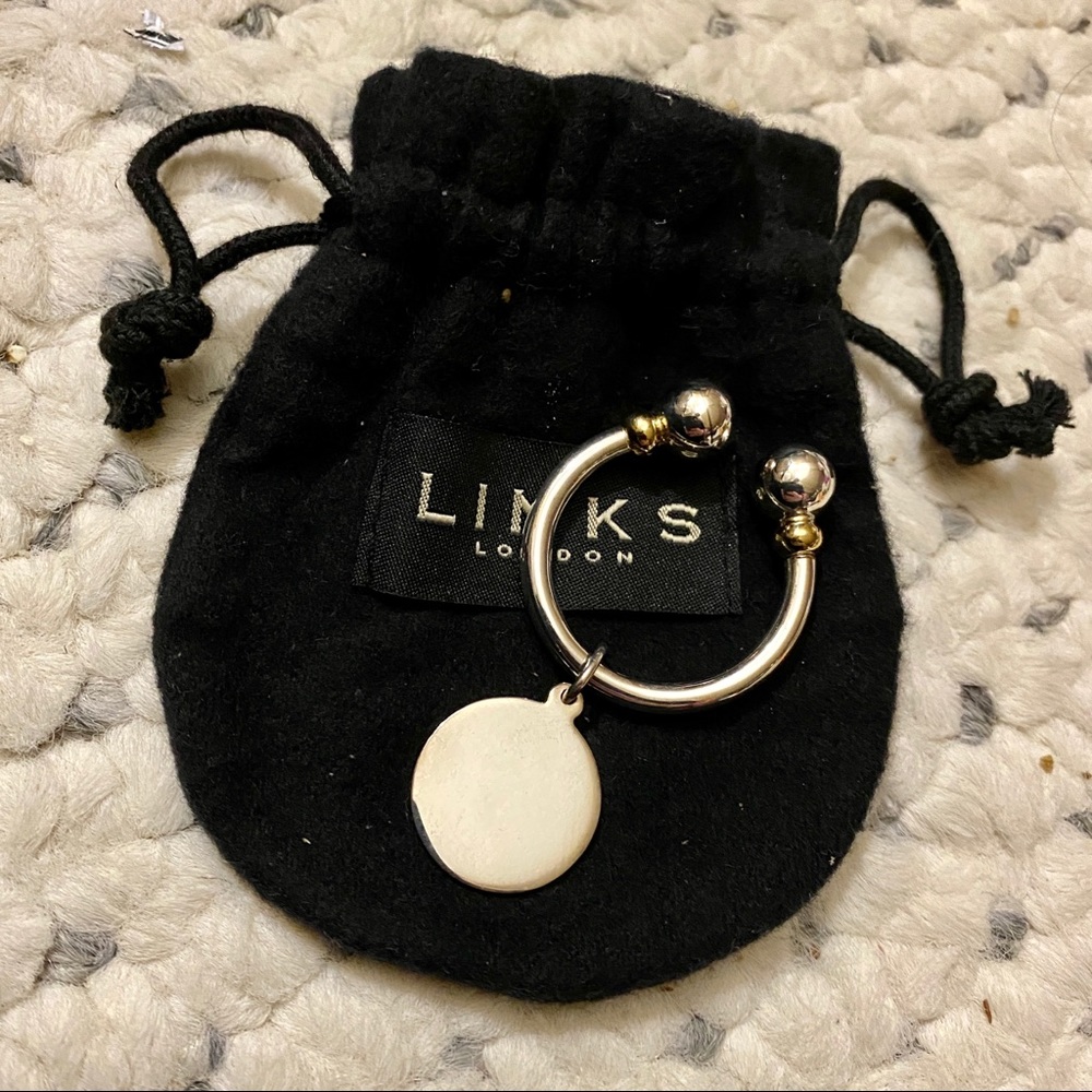 LINKS OF LONDON Mens Sterling Silver Keychain GQ!